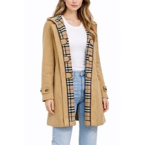 Burberry Brit classic toggle wool duffle coat EUC